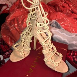 Roped Liliana heels
